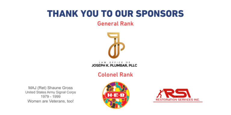 Thank you Golf Tournament sponsors